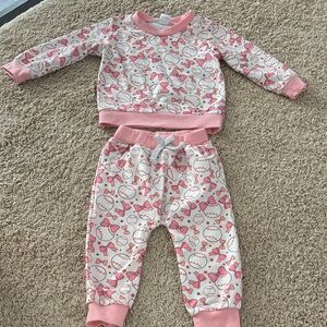 Pink and White Kids Lounge Set